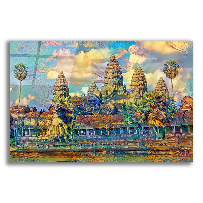 Cambodge Angkor Wat par Pierre Gavidia - impression non encadrée, H 12 po x l 16 po x P 0,13 po