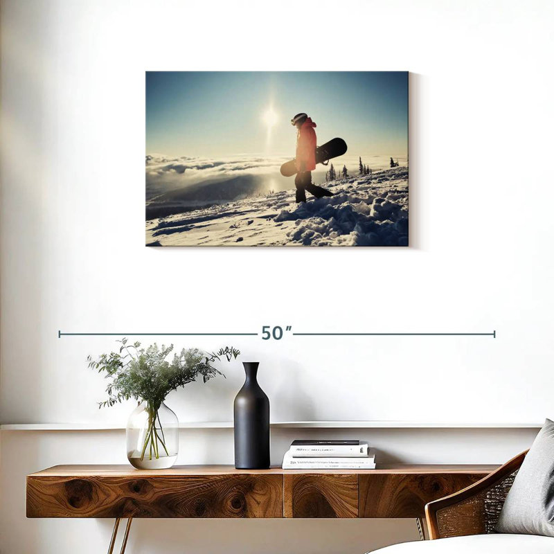 Snowboarder amateur Sireci, H 20 po x l 30 po