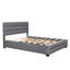 Lit plateforme tapissier Eastampton-86831320