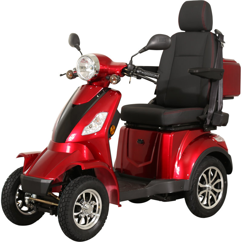 Scooters de mobilité robustes à 4 roues pour les personnes âgées et les adultes