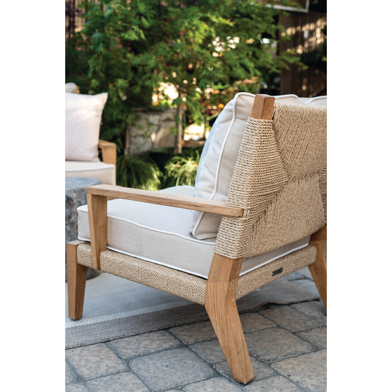Hadley Outdoor 3 - Piece Conversation Set, Perigold Play Adobe, Hadley Hemp
