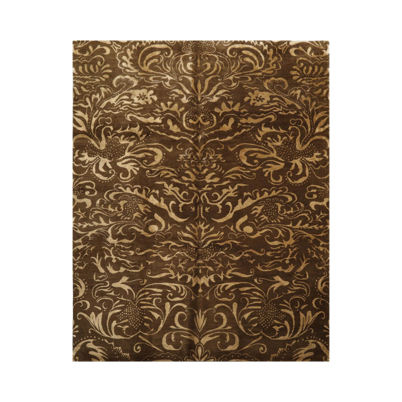 Tapis rectangulaire de conception unique 8 pi x 10 pi