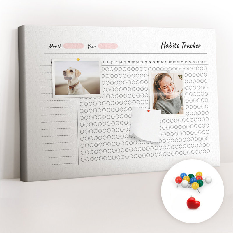 Anastasiea Cork Corkboard / Bulletin Board