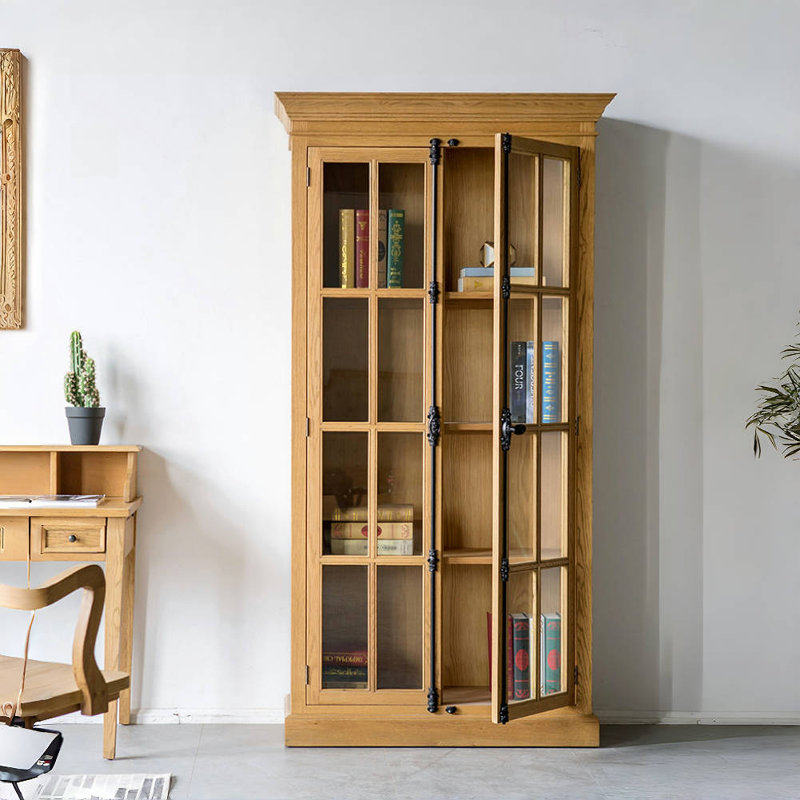 Vitrine minimaliste de style français Burlywood