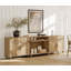 Buffet avec 2 tiroirs, 4 portes et 2 tablettes ouvertes Scarlett