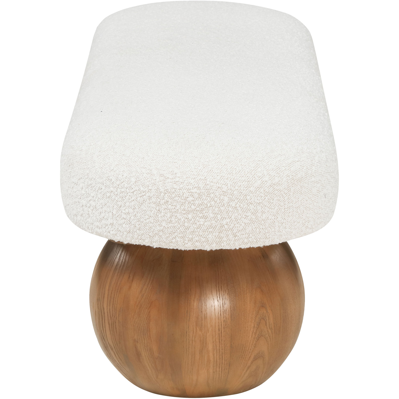 Bowie 60" Bedroom Bench, Cream, Brown
