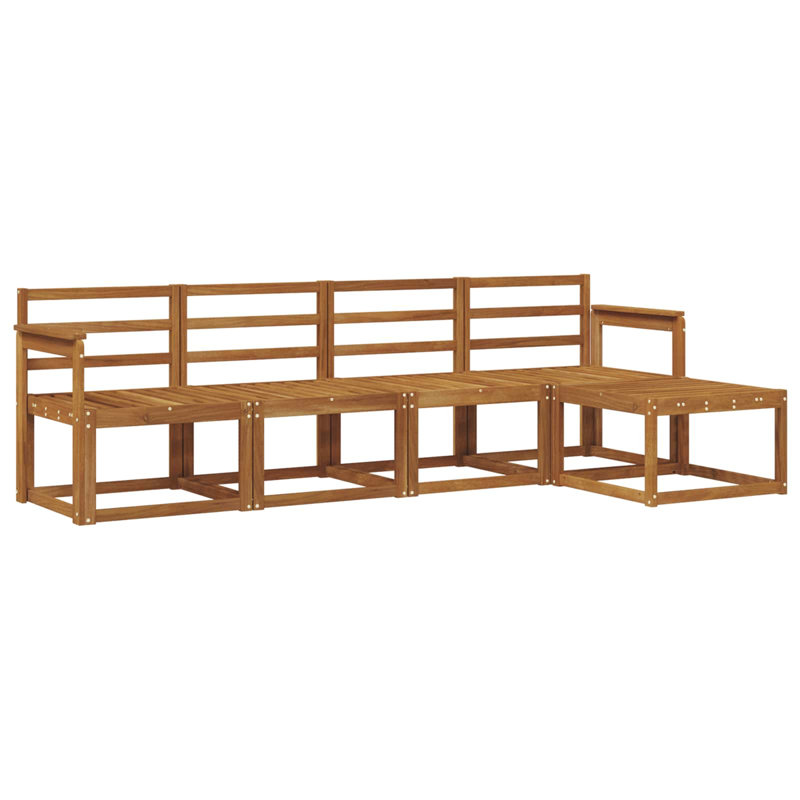  Outdoor Sofa Set Solid Acacia Wood Furniture Garden Terrace Lounge