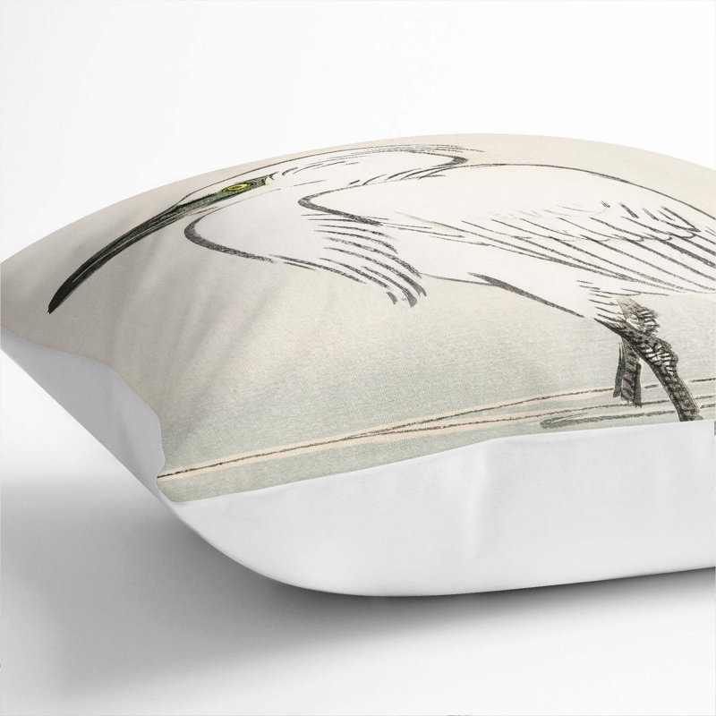 Square Throw Cushion, White, 55cm H x 55cm W x 20cm D