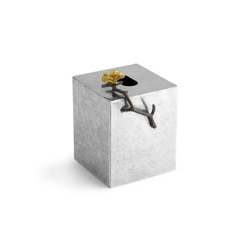 Butterfly Ginkgo Tissue Box Cover