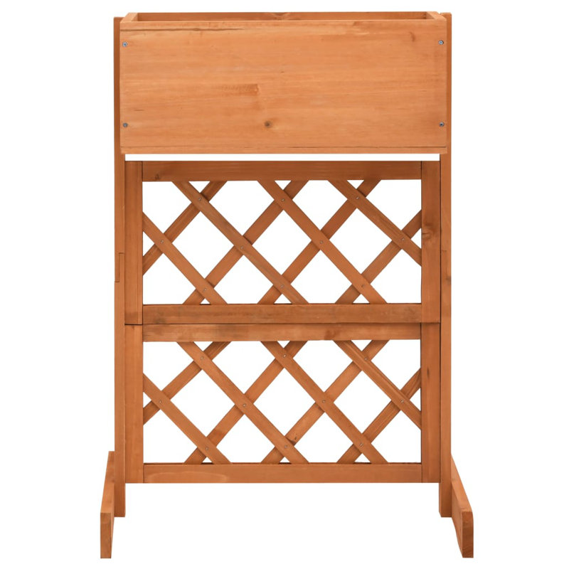74cm H x 45cm W Wood Lattice Panel Trellis