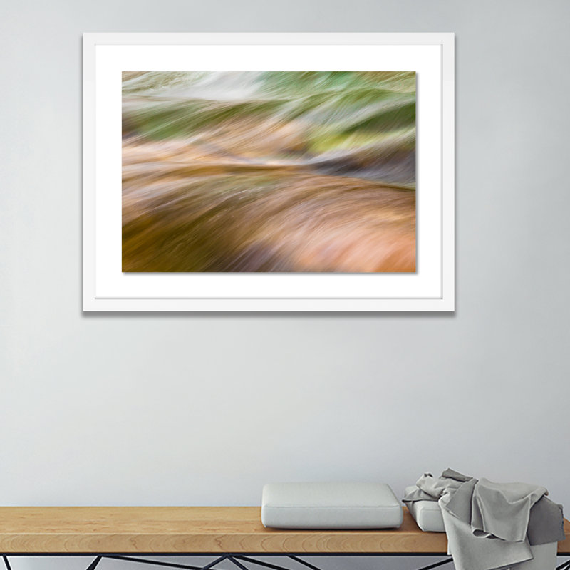 A Fluid Highway Print by Shawn Thomas, White, 18" H x 24" W x 1.5" D