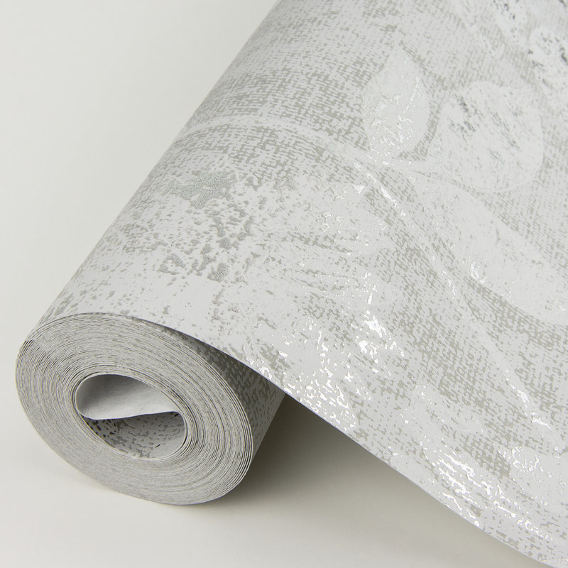 Rouleau de papier peint L 33 pi x l 20,9 po Lucie-Eve Kala, Gris