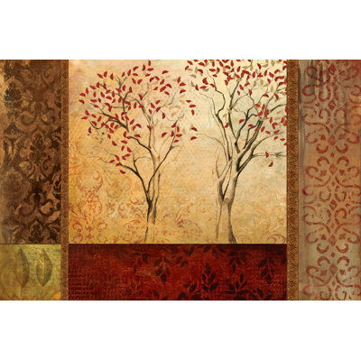 Transitional Tree Duo - Wrapped Canvas Print