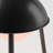 Helmet Rechargeable Cordless Led Table Lamp, 3-Levels Brightness Touch Sensor Control, Black-1828251626