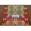 Tapis géométrique en laine Kilim