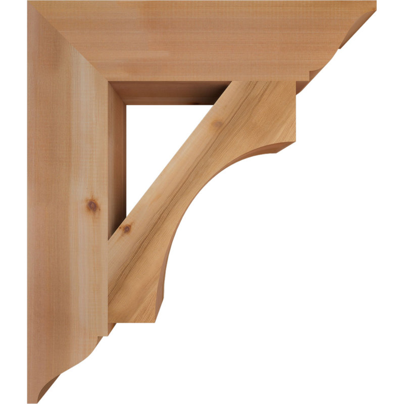 Support traditionnel Westlake, Cèdre rouge de l'Ouest, Lisse, H 30 po x l 5,5 po x P 26 po