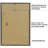 Americanflat Picture Frame - Thin Border Poster Frame with Plexiglass for Wall Display-101254798-101254838