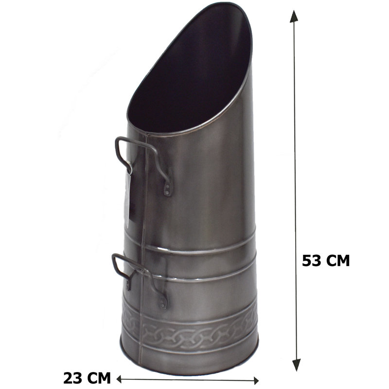 Ayub Steel Log Carrier, Pewter