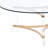 Gold Finish Coffee Table, Boasting A Contemporary Round Tempered Glass Top (10mm), Supported By Unique Triangular Metal Frame And Acrylic Base, Versatile For Different Spaces, Easy To Wipe Clean