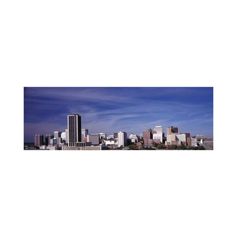 Downtown Skyline, Richmond, Virginia, USA by Panoramic Images - Wrapped Canvas Panoramic Print, 182.88 cm H x 60.96 cm W