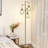 Farmhouse Industrial Floor Lamp Standing Tree Lamp With Elegant Teardrop Cage Tall Lamps-1201061636
