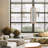48"H Cathedral-Style Diamond Shaped Beveled Glass Window Panel