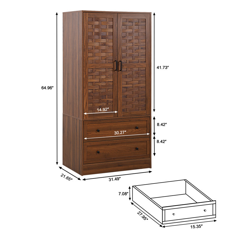 Romond Armoire, Walnut
