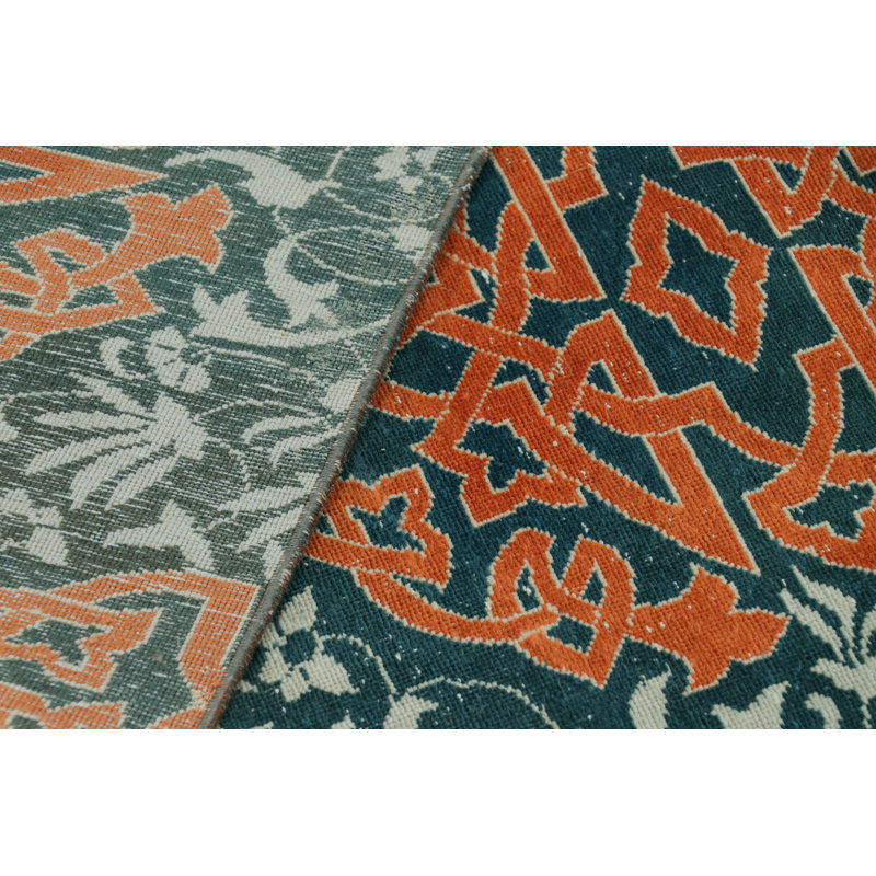 One-of-a-Kind 3'6”x8'2” Hand Knotted Area Rug
