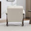 Fauteuil berçant rembourré 29,1 po de largeur avec pieds en bois massif-1639739185