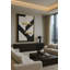 Modern Geometric Luxury Art Framed Canvas Wall Art by Kasian Art Studio - Brown Frame-1025373553