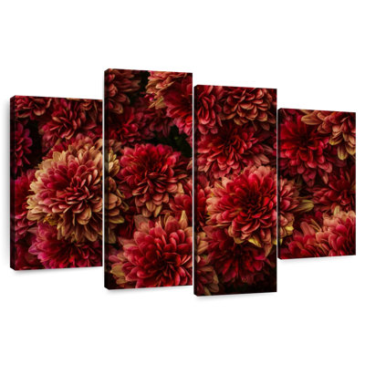 Harnek Dark Red Dahlias