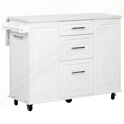Kitchen Island With Storage Tilt Trash Can Cabinet And Pull Out Cabinet Organizer