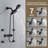 Pressure-Balanced (Temperature Control Only) Complete Shower System with Rough in-Valve