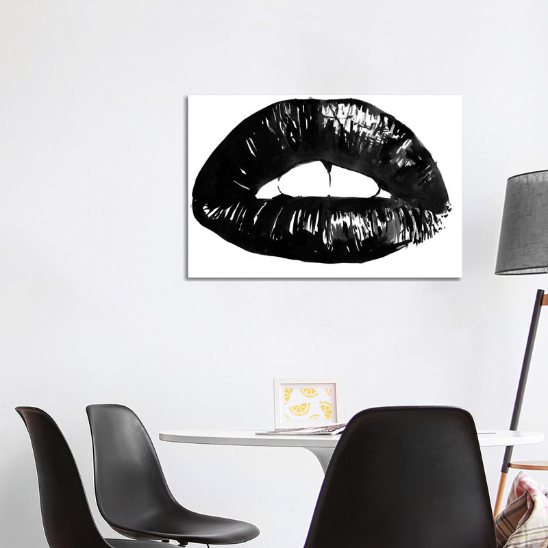 Lips by Péchane - Print on Canvas, Wrapped Canvas, 101.6 cm H x 66.04 cm W x 1.91 cm D