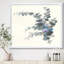 « gris aquarelle fleur iii »-reproduction d’image sur toile-48299870-48299871