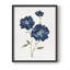 «Blue Mums», reproduction encadrée - bois massif-1431162416-1431162425