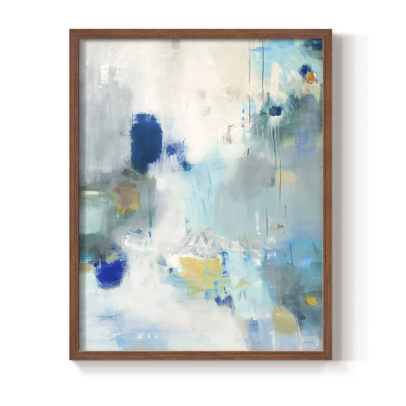 Reproduction encadrée Celeste Motion II - bois massif, Brun, H 28 po x l 22 po