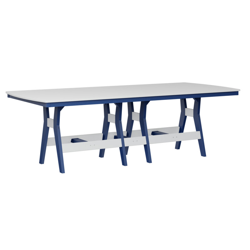 Harbor Outdoor Bar Table, Slate, Pacific Blue