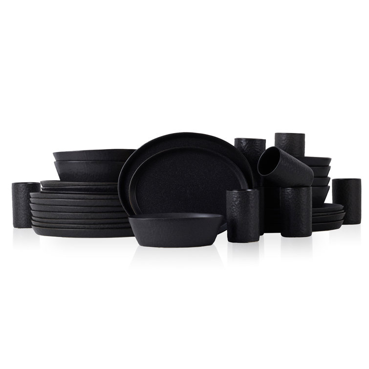 Stone by Mercer Project Katachi 32-Piece Dinnerware Set Stoneware