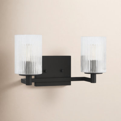 Luisa Energy Star-rated bath wall sconce