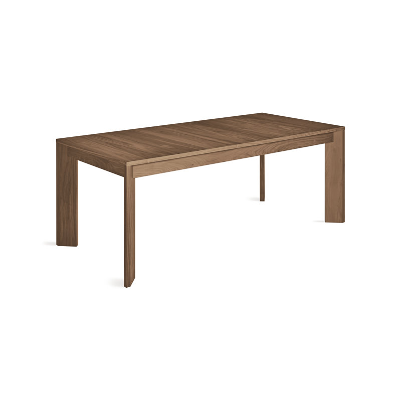Moreover Solid Wood Dining Table, Walnut, 37" W x 84" L