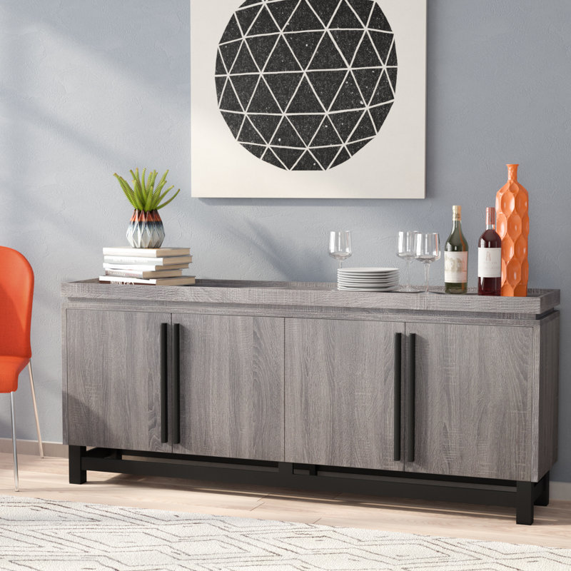 Eltingville 180cm Sideboard, Weathered Grey