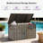 Purple Leaf 12' X 14' Hardtop Gazebo Canopy For Patio Deck Backyard Heavy Duty Outside Sunshade With Deck Box,netting And Curtains Outdoor Permanent Metal Pavilion