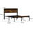 Rustic Brown Queen Bed Frame, Headboard With Storage & Led, Charging Station, Build, No Box Spring, Easy To Assemble, Noise- Comfortable Home Vintage Bed, Led , Structure, Assembly, Quiet Space