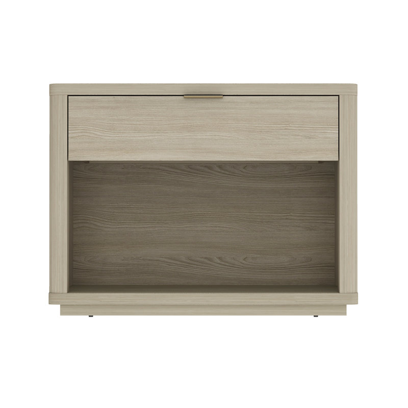Table de chevet de style moderne pour le rangement de chevet, Naturel
