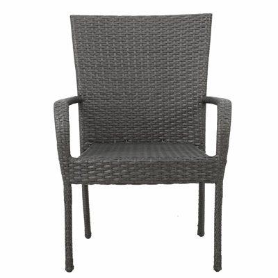 Chaise empilable en osier Pe, 1 pièce