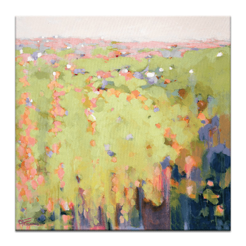 Wish You Were Here by Catherine Fitzgerald - Painting, Wrapped Canvas, 102cm H x 102cm W x 3cm D