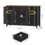 Buffet 55,1 po avec 2 tiroirs, tablettes réglables-536840881