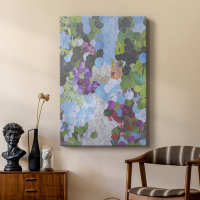 Iris Garden -Custom Wrapped Gallery Cavas