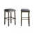Gray Seat/Brown Frame